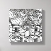 Toile Cottage en ardoise #5 (Recto)