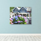 Toile Cottages et Hydrangeas - Martha's Vineyard (Insitu (Plancher de Bois))