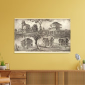 Toile Cottages of WC Hamilton, lac Spring, NJ (Insitu(Salon))