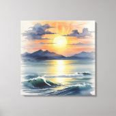 Toile Couche d'aquarelle (Recto)