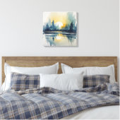 Toile Couche d'aquarelle Abstraite (Insitu(Chambre))