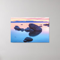 Couché de soleil sur le lac Tahoe