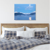 Toile Coucher de lune | Seabeck, Washington (Insitu(Chambre))