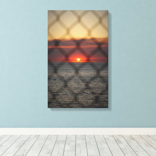 Toile Coucher de soleil (Insitu (Plancher de Bois))