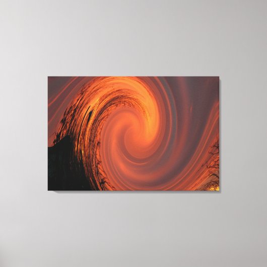 Toile Coucher de soleil (Recto)