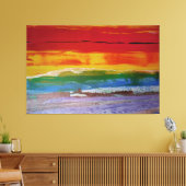 Toile coucher de soleil (Insitu(Salon))