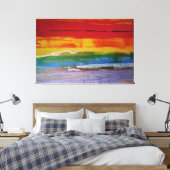 Toile coucher de soleil (Insitu(Chambre))