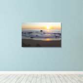 Toile Coucher de soleil 1 de San Simeon (Insitu (Plancher de Bois))