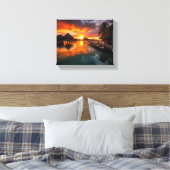 Toile Coucher de soleil à Bora Bora (Insitu(Chambre))