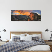 Toile Coucher de soleil à demi-dôme - Yosemite (Insitu(Chambre))