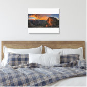 Toile Coucher de soleil à demi-dôme - Yosemite (Insitu(Chambre))