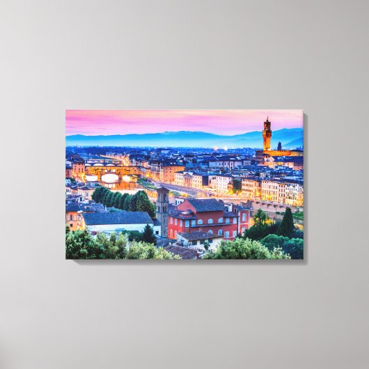 Toile coucher de soleil à Florence, Italie (Recto)