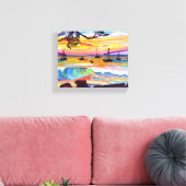 Toile Coucher de soleil à Mala (Insitu(Salon))