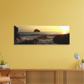 Toile Coucher de soleil à Trebarwith Strand. (Insitu(Salon))