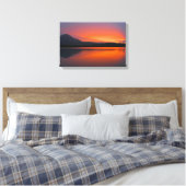 Toile Coucher de soleil à Waterloo (Insitu(Chambre))