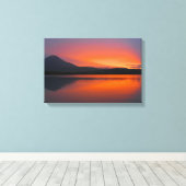 Toile Coucher de soleil à Waterloo (Insitu (Plancher de Bois))