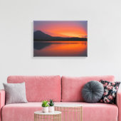 Toile Coucher de soleil à Waterloo (Insitu(Salon))