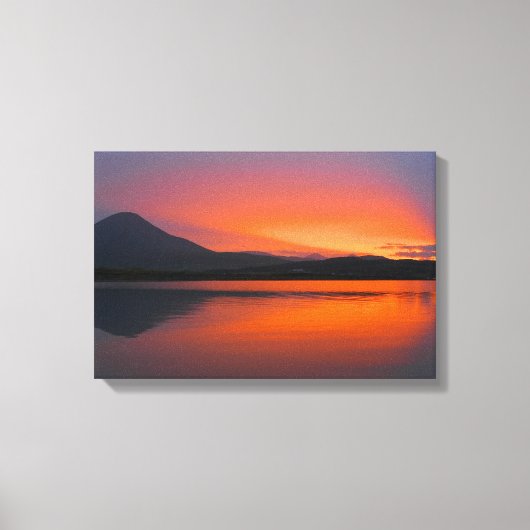 Toile Coucher de soleil à Waterloo (Recto)
