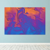 Toile Coucher de soleil abstrait (Insitu (Plancher de Bois))