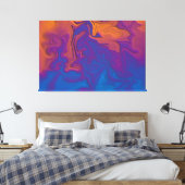 Toile Coucher de soleil abstrait (Insitu(Chambre))