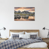 Toile Coucher de soleil au lac Pyramid (Insitu(Chambre))