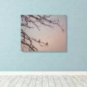 Toile Coucher de soleil avec les grikes (Insitu (Plancher de Bois))