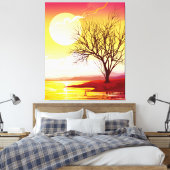 Toile Coucher de soleil coloré (Insitu(Chambre))