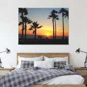 Toile Coucher de soleil côtier : Carlsbad, CA (Insitu(Chambre))