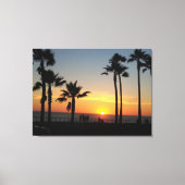 Toile Coucher de soleil côtier : Carlsbad, CA (Recto)