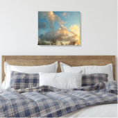 Toile Coucher de soleil dans le centre de l'Illinois (Insitu(Chambre))