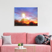 Toile Coucher de soleil dans le Nevada (Insitu(Salon))