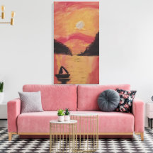 COUCHER DE SOLEIL DANS LES MONTAGNES