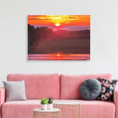 TOILE COUCHER DE SOLEIL DANS L'ÉTAT DE NEW YORK (Insitu(Salon))