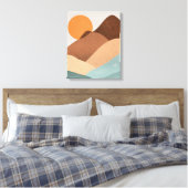 Toile Coucher de soleil de Boho Art (Insitu(Chambre))