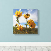 Toile Coucher de soleil de la prairie (Insitu (Plancher de Bois))