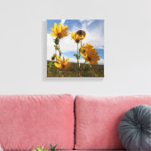 Toile Coucher de soleil de la prairie (Insitu(Salon))