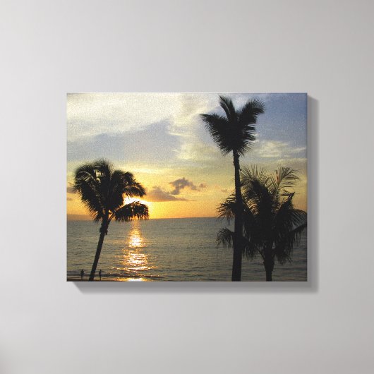 Toile Coucher de soleil de Maui (Recto)