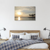 Toile Coucher de soleil de PixDezines à Waikiki (Insitu(Chambre))