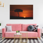 Toile Coucher de soleil de Savannah (Insitu(Salon))