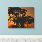 Toile Coucher de soleil de Savannah (Insitu (Plancher de Bois))