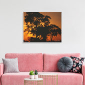 Toile Coucher de soleil de Savannah (Insitu(Salon))