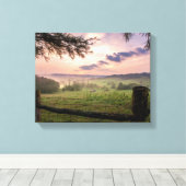 Toile Coucher de soleil de Virginie (Insitu (Plancher de Bois))