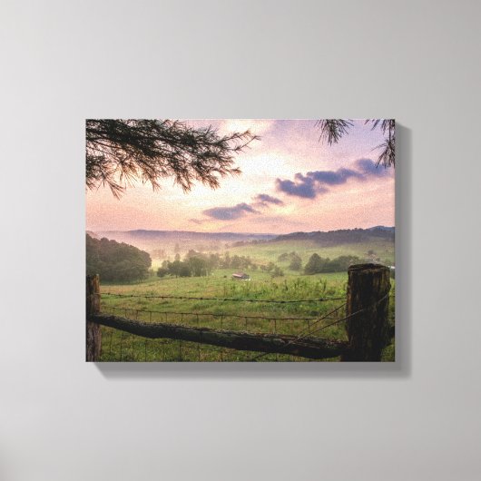 Toile Coucher de soleil de Virginie (Recto)