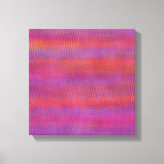 Toile Coucher de soleil de Zigzag (Recto)