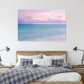 Toile Coucher de soleil Décor maison avec Vagues de plag (Insitu(Chambre))