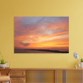 Toile Coucher de soleil d'été (lac) (Insitu(Salon))