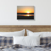 Toile Coucher de soleil doré (Insitu(Chambre))