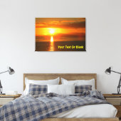Toile Coucher de soleil du passage intérieur (Insitu(Chambre))