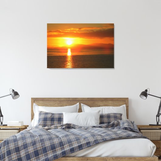 Toile Coucher de soleil du passage intérieur (Insitu(Chambre))
