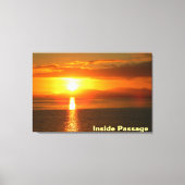 Toile Coucher de soleil du passage intérieur (Recto)